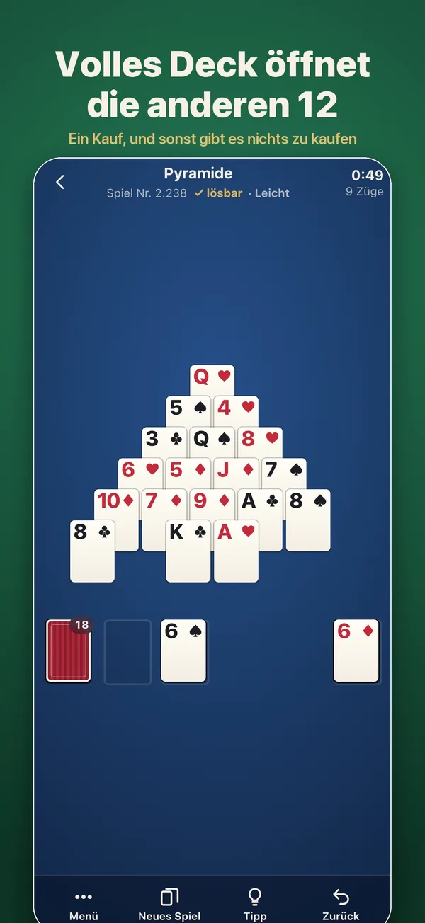 Ein Pyramide-Spiel