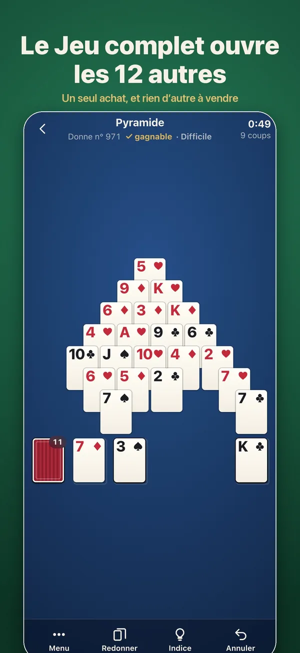 Une partie de Pyramide