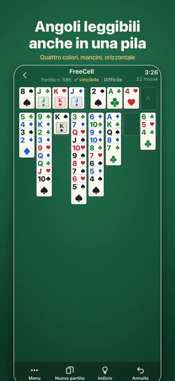 Una partita a FreeCell
